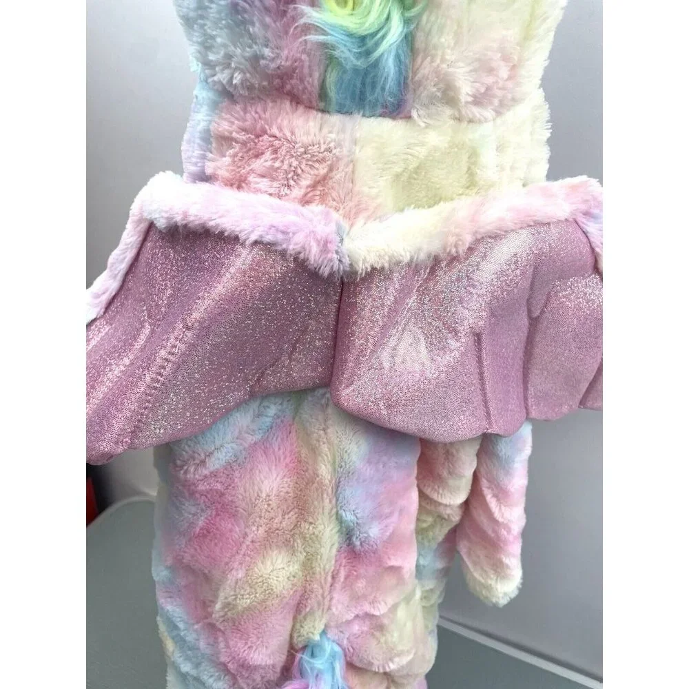 Hyde & EEK! Halloween Toddler Plush Unicorn Halloween Costume Jumpsuit 18-24M